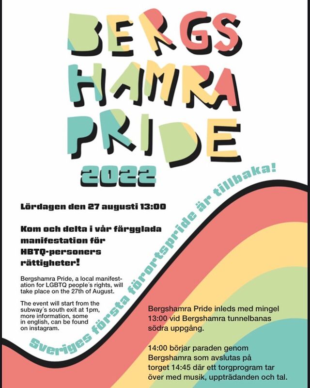 Bergshamra Pride 2022 - 27 augusti
